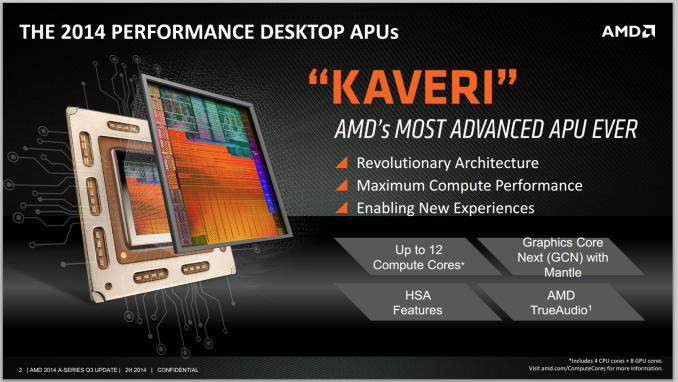 AMD Officially Launches 65W 45W Kaveri APUs The A10 7800 A8 7600